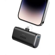 Anker Nano Power Bank 5,000mAh 12W – Built-in Lightning Connector for iPhone – Black