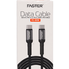 FASTER FC-8 TYPE-C TO C CABLE 🔌⚡