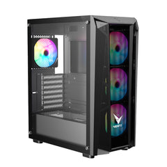 FSP VG15FE Gaming Chassis with 550W 80 Plus Bronze Power Supply and 4 RGB Fans