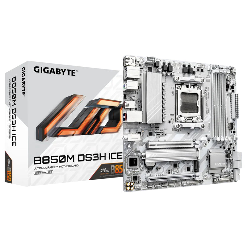GIGABYTE B850M DS3H ICE AM5 M-ATX Motherboard