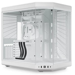 HYTE Y70 Standard Edition Dual Chamber ATX Mid Tower Modern Aesthetic Gaming Case – Snow White