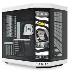 HYTE Y70 Touch Infinite Dual Chamber ATX Mid Tower Modern Aesthetic Case – Panda