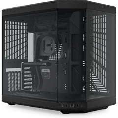 HYTE Y70 Standard Edition Dual Chamber ATX Mid Tower Modern Aesthetic Gaming Case – Pitch Black