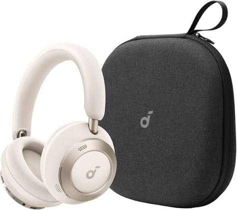 Anker Soundcore Space One Pro Adaptive Active Noise Cancelling Headphones – White