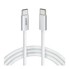 Anker Zolo Usb-C to Usb-C Cable (6ft, 240w, Braided) - White A8060H22
