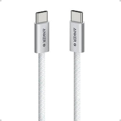 Anker Zolo Usb-C to Usb-C Cable (3.3ft, 240w, Braided) - White