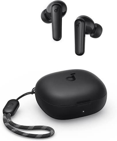 Anker Soundcore R50i Wireless Earbuds, TWS with 30H+ Playtime, Clear Calls & High Bass, IPX5-Water Resistant - Black