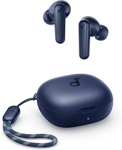 Anker Soundcore R50i Wireless Earbuds, TWS with 30H+ Playtime, Clear Calls & High Bass, IPX5-Water Resistant - Blue