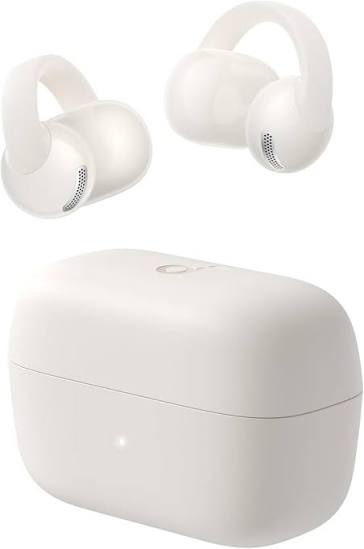 Anker Soundcore C50i Open-Ear Clip-On Earbuds – Bluetooth 6.0, Hi-Res Audio & 28H Playtime (White)