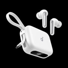 Anker Soundcore P41i Wireless Earbuds – ANC, 46H Playtime, 3-in-1 Charging Case & Deep Bass – White
