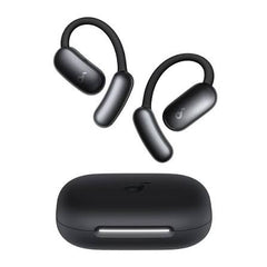Anker Soundcore AeroFit 2 Adjustable Open-Ear Earbuds, AI Assistant Earbuds, AI Assistant Realtime Translation, 4 Adjustable Positions, 42H Playtime, Rich Bass, Hi-Res, AI Clear Calls - Black