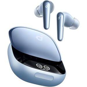 Anker Soundcore Liberty 4 Pro Noise-Cancelling Wireless Earbuds – Glossy Light Blue