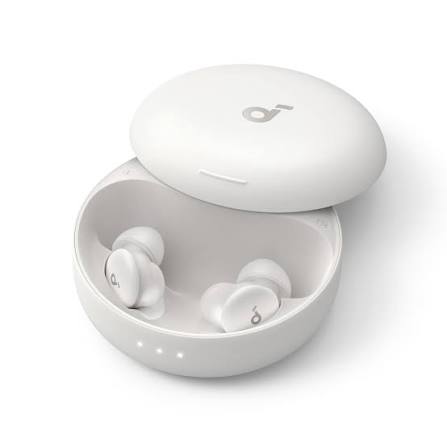 Anker Soundcore Sleep A30 Sleep Earbuds – ANC, Snore Masking & Ultra-Comfortable Fit for Side Sleepers – White
