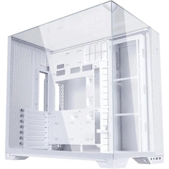 Lian Li O11 Vision Compact Black Steel Tempered Glass ATX Mid Tower Computer Gaming Case – White
