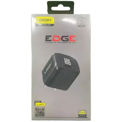 LOGIN CHARGES L412 Charger with PD to IOS Cable