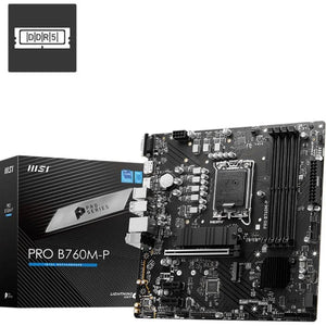 MSI PRO B760M-P DDR5 LGA 1700 Micro-ATX Motherboard