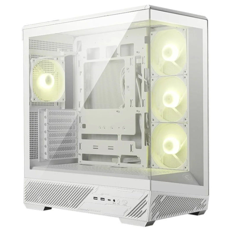 MSI MAG PANO 130R PZ ARGB ATX Gaming Case – White