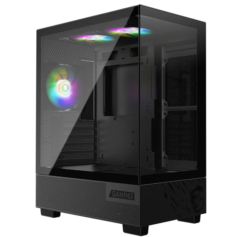 MSI PAG PANO M110A Mid-Tower Gaming PC Case – Black