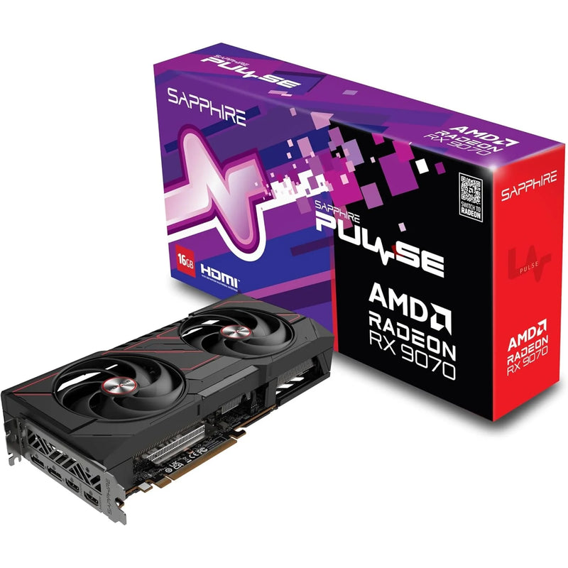 Sapphire Pulse AMD Radeon™ RX 9070 16GB Gaming Graphics Card
