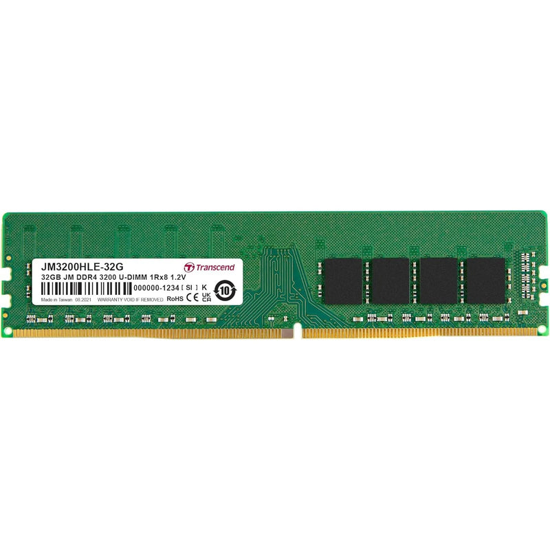 Transcend 32GB 3200MHz DDR4 Desktop Memory