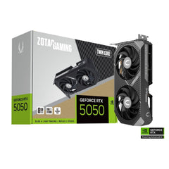 ZOTAC GAMING GeForce RTX 5050 Twin Edge 8GB GDDR6 PCI Express 5.0 x8 Graphics Card